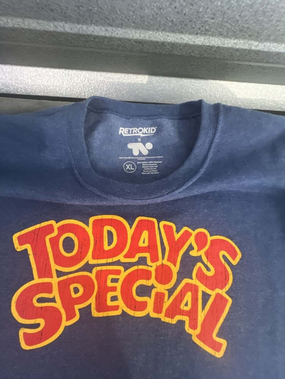 Retrokid Today'S Special Sweatshirt Size XL Blue Cotton Blend